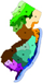 Image of New Jersey Map PNG file
