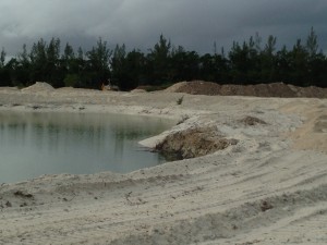 Clearing for development in the Bahamas.