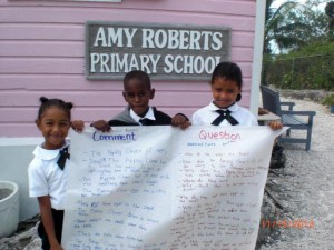 Sister School students of Amy Robert Primary School