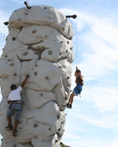 Rock climbing wall, NJ WILD Outdoor Expo