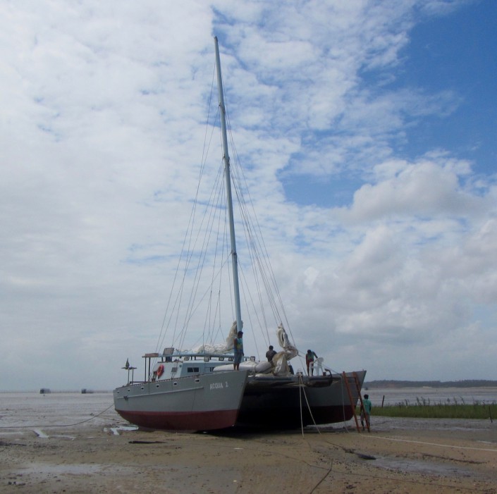 Our 50-foot catamaran