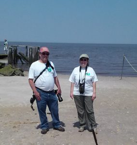 Stewards Dan & Cheryl Alexander at Cook's Beach