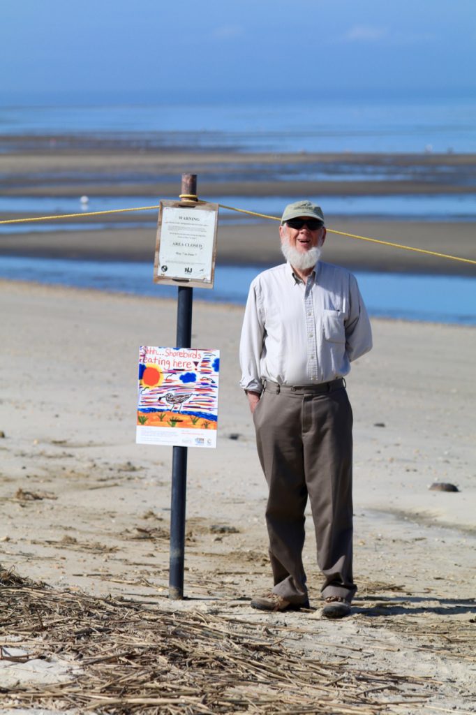 Jim May stewarding kimbles beach