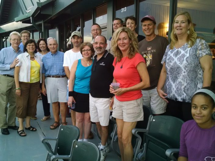 CWF supporters enjoy box seats provided by the Somerset Patriots.